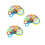 3Sets Plastic Fruit Grading Circle Diameter Gauge Ruler 8