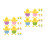 24Pcs Cute Cartoon Chick Felt Cutlery Sleeves Easter Holiday Tableware 6
