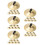 20Paren Set Handgemaakte Gouden Percussiecimbalen Voor Dancer Shows 4
