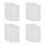 LED Light Diffuser Tape Stickers White PVC Eva Light Blockers 4