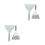 2Sets Table Cleaning Tool Green Mini Broom and Dustpan for Home 5