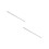 2Pcs Flexible Silver Connecting Link Shaft Rod for Electric Drill Use 8
