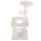 2Pièces Griffoir Chat Kittens Beige En Bois Dense Résistant Doux 1
