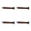 4Pcs Wooden Wok Handles Detachable Replacement Pan Handle Set 7
