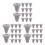 150Pcs Universal Silicone Nozzle Set for Shower Head Easy Install Grey 8