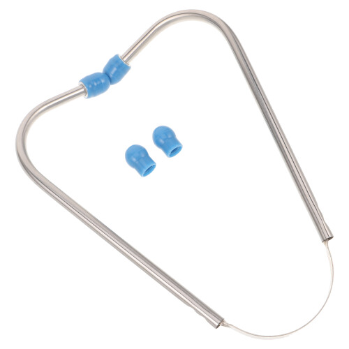 3Ensembles Embouts D'oreille Stéthoscope En Silicone Souple Argentés