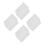 LED Light Diffuser Tape Stickers White PVC Eva Light Blockers 7