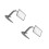 2Pcs Grey ABS Lighted Magnifying Glass with LED for Book Reading 5