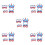 20Pcs Assorted Color Independence Day Sunglasses Party Cardboard Props 6