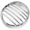 2Pièces Couverture Phare Plastique Rétro Design Argent 3