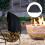 4Pcs Black Waterproof Firewood Cover Outdoor Yard Stuff Protector 6