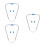 3Ensembles Embouts D'oreille Stéthoscope En Silicone Souple Argentés 8