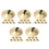 20Paren Set Handgemaakte Gouden Percussiecimbalen Voor Dancer Shows 8