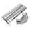 3Ensembles Tube Extension Poêle Camping Couleur Argent 2