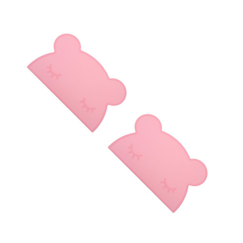 2Pièces De Table Enfants Silicone Rose Design Cartoon 2
