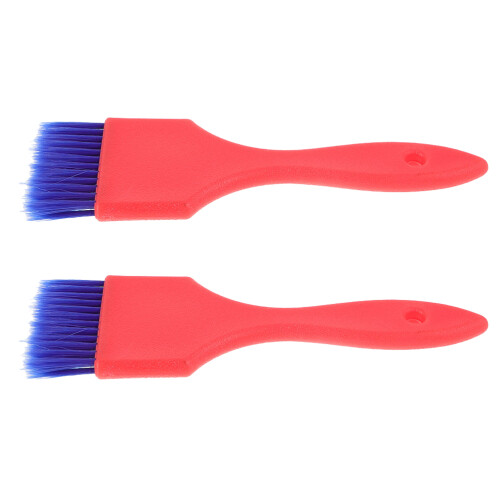 8Pcs Salon Hair Coloring Tools Pink Durable Plastic Brushes for DIY 2