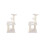 2Pièces Griffoir Chat Kittens Beige En Bois Dense Résistant Doux 6