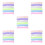 30Pcs Soft Square Polyester Scarves in Candy Colors for Kids Dance 4