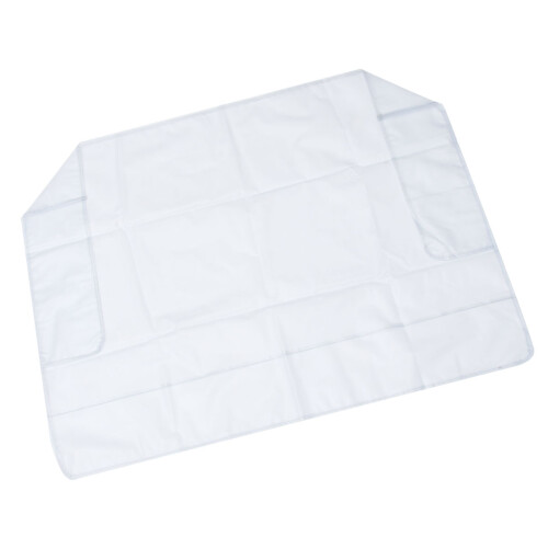 2Pcs White Piano Dust Cover Durable Stain Resistant Keyboard Protector 1