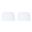 2Pcs White Piano Dust Cover Durable Stain Resistant Keyboard Protector 6