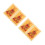 4Pièces Amulette Chine 2024 Carte Protection Chance 8