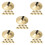 20Paren Set Handgemaakte Gouden Percussiecimbalen Voor Dancer Shows 5