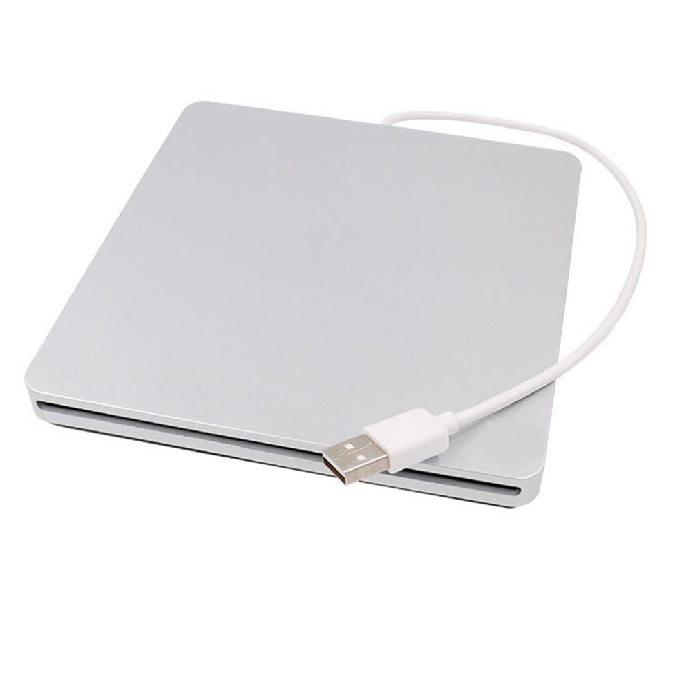3Pcs External Dvd Rw Drive Burner Slot In Load Usb Powered Silver 3584274445899