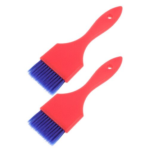 8Pcs Salon Hair Coloring Tools Pink Durable Plastic Brushes for DIY 1
