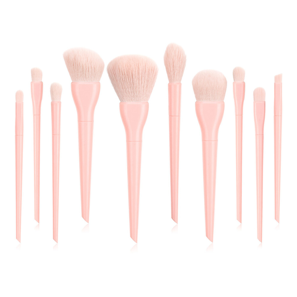 Ohphcall Pink 20Pcs Makeup Brushes Set Dense Bristles Cosmetics Brush For Women