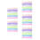 30Pcs Soft Square Polyester Scarves in Candy Colors for Kids Dance 5