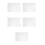 5Pcs Durable Clear Mattress Covers Plastic Bags for 7