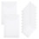100Pcs Transparent Paper Bags Mini Flat Button Packaging Storage Bags 2