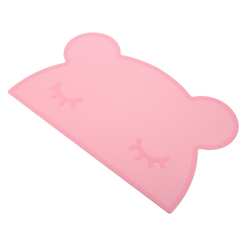2Pièces De Table Enfants Silicone Rose Design Cartoon 1