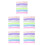 30Pcs Soft Square Polyester Scarves in Candy Colors for Kids Dance 6