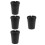 4Pcs Black Plastic Portable Mini Auto Ashtray for Car and Office Use 6