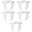 5Pièces Siège Enfants Confortables PP PVC ABS 7
