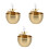3Pièces Lampe Bouddhiste En Métal Réglable Pour Maison 8