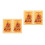 4Pièces Amulette Chine 2024 Carte Protection Chance 6
