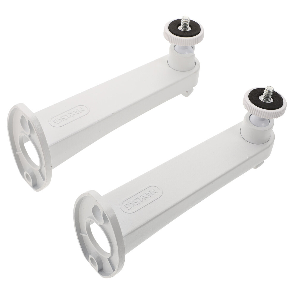 2Sets Outdoor Indoor Cctv Security Camera Holder Durable Bracket White 3584274449200