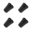 4Pcs Black Plastic Portable Mini Auto Ashtray for Car and Office Use 7