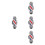 4Pièces Broches Clip Barbiers Multi Usage Visuel Professionnel 7