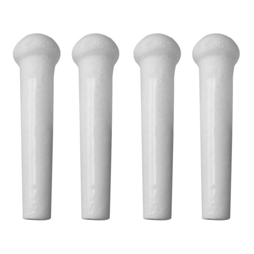 4Pcs Practical White Ceramic Pestle Garlic Grinder Handheld Masher 2