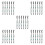 30Pcs Golf Stroke Counter Beads Plastic for Outdoor Use 9