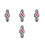 4Pièces Broches Clip Barbiers Multi Usage Visuel Professionnel 9