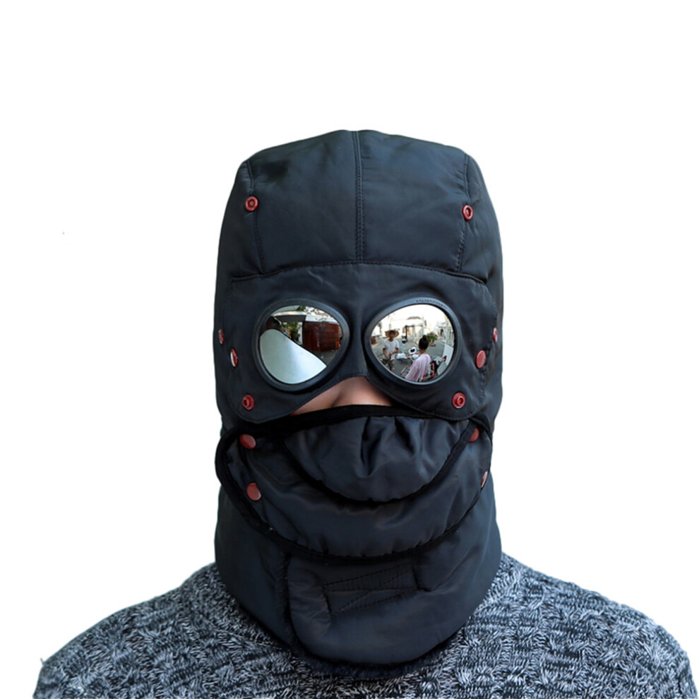 3Pcs Warm Winter Cap Thickened Windproof For Cycling Ski Sports Black 3403905487698