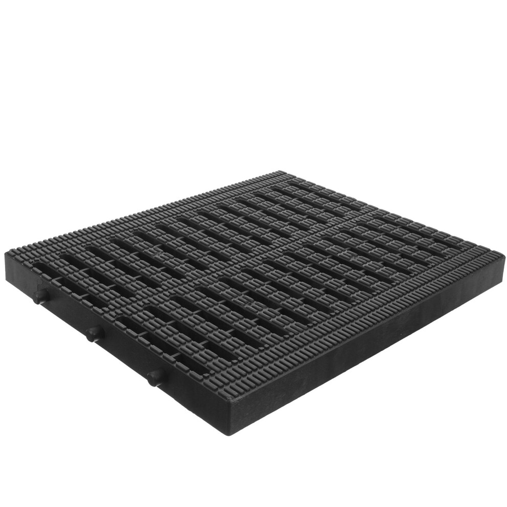 4Pcs Black Plastic Drain Cover Outdoor Sewer Grates For Yard Drainage 3403905487933
