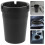 4Pcs Black Plastic Portable Mini Auto Ashtray for Car and Office Use 8