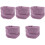 5Pièces Muffs Oreilles Violet Coton Anti-Bruit Confortable 5