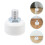 6Pcs White Rubber Roller Skate Toe Stoppers with Adjustable Brake Head 10