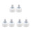 6Pcs White Rubber Roller Skate Toe Stoppers with Adjustable Brake Head 5